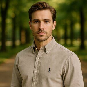 Polo Ralph Lauren Classic Fit Long Sleeve Button-Down Shirt - Size M